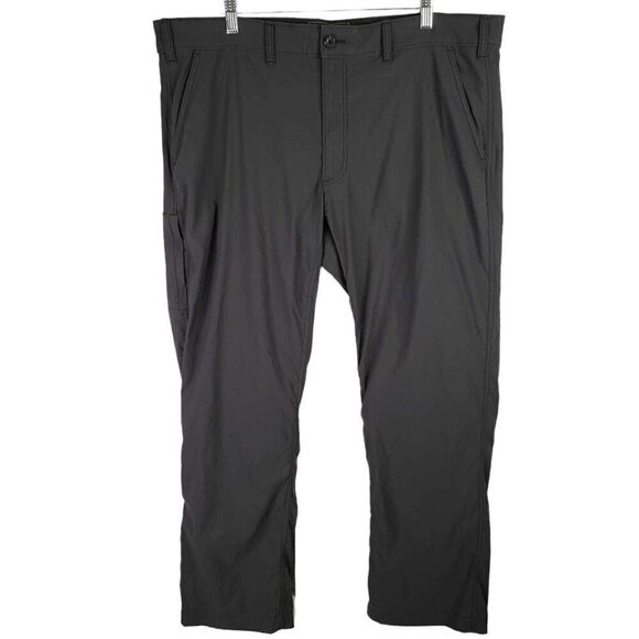 Eddie Bauer Pants Travex Straight Hiking Mens Size 40 X 30 Nylon Stretch Gray - Picture 2 of 9